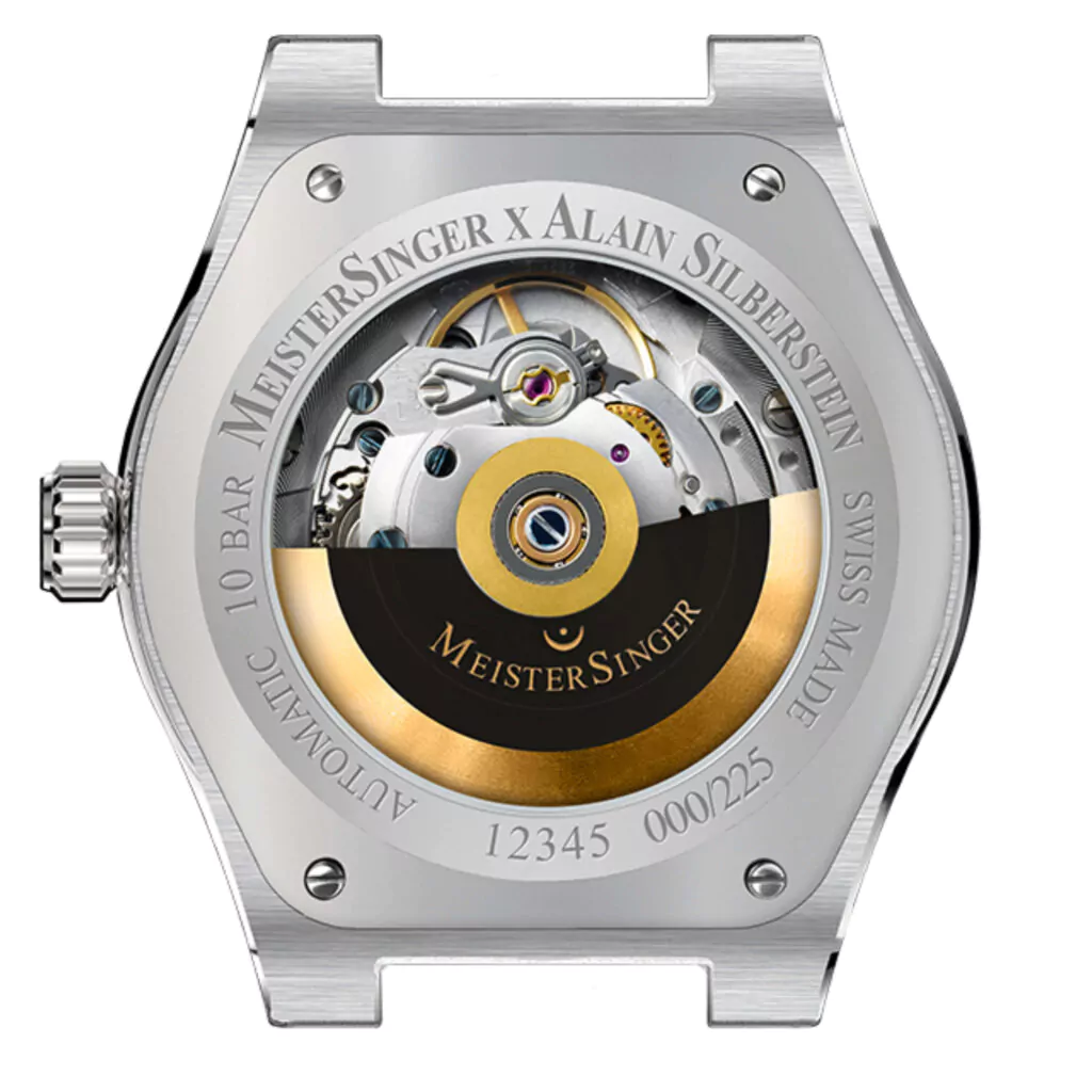 マイスタージンガー カエノス ケースバック 画像　シースルー